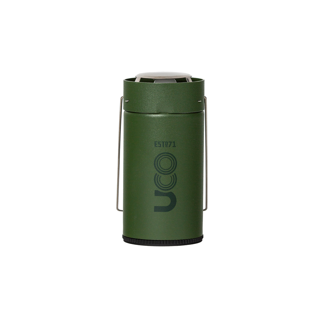 UCO_Original_Candle_Lantern_with_emergency_candle_for_camping_gear_and_prepping__Candle_Lantern_collapsible_candle_lantern_Forest Green