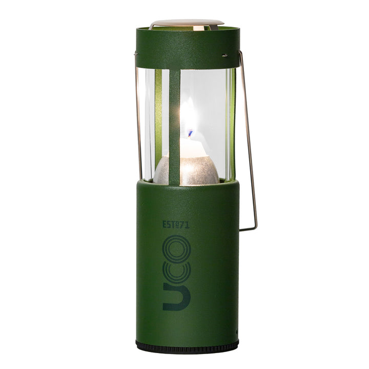 UCO_Original_Candle_Lantern_with_emergency_candle_for_camping_gear_and_prepping_Forest Green_Candle_Lantern