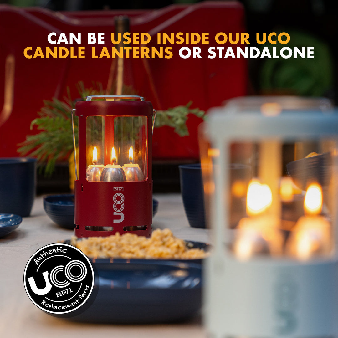UCO citronella oil candles for candle lanterns and camping