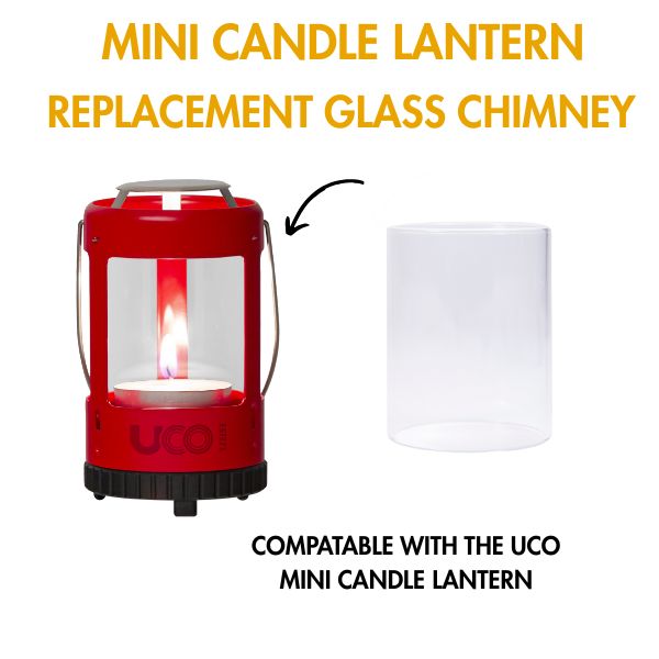 Mini Candle Lantern-Replacement Glass Chimney