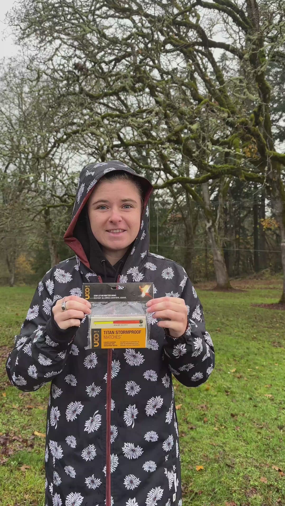 UCO Titan Stormproof Matches 25-pack for reliable fire starting in stormy conditions
