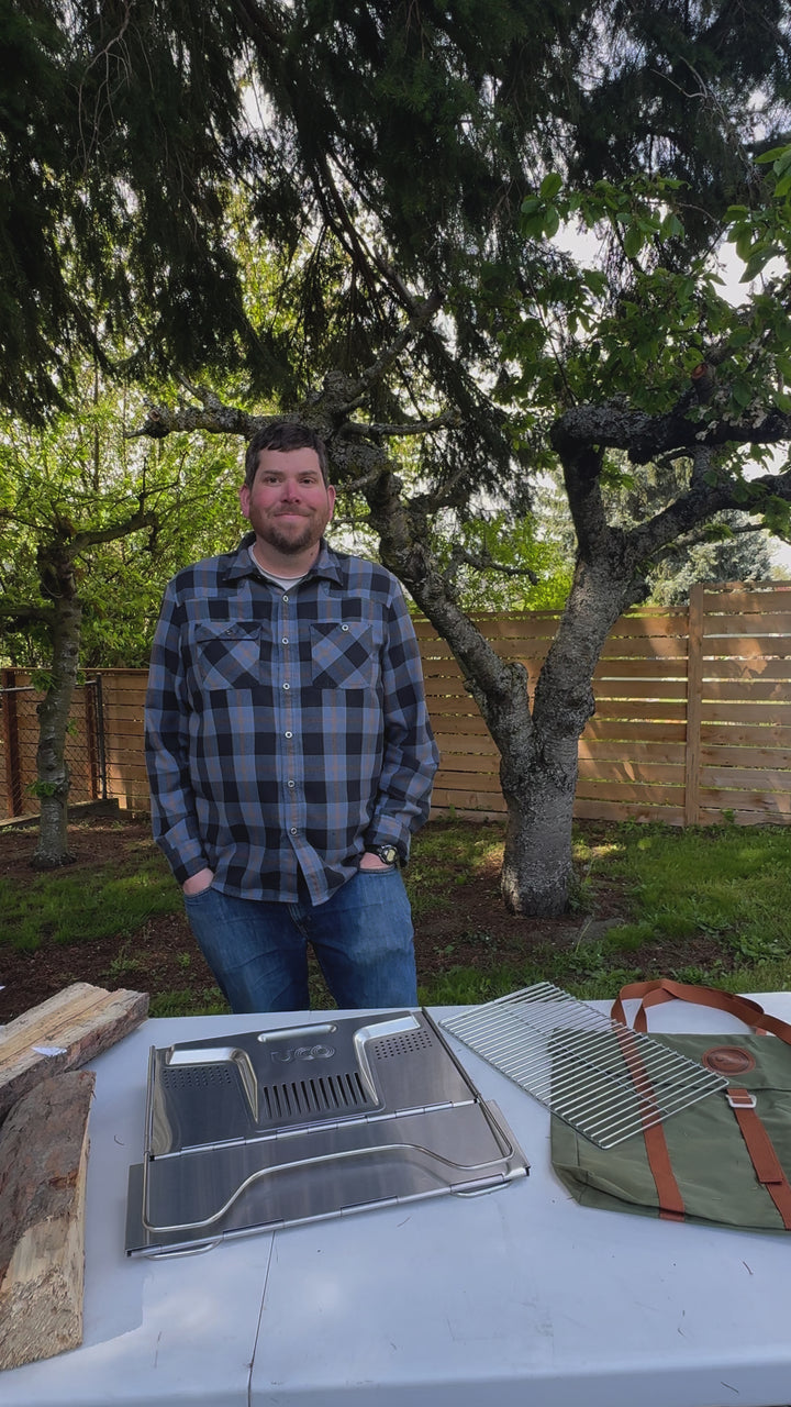 the best portable grill and the best smokeless firepit for camping and backyard bbq_UCO GEAR