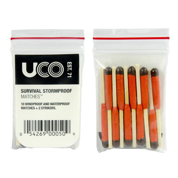 UCO Survival Stormproof Matches 10-pack of windproof waterproof matches for emergency kits