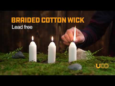 UCO emergency candles for hurricane and storm readiness