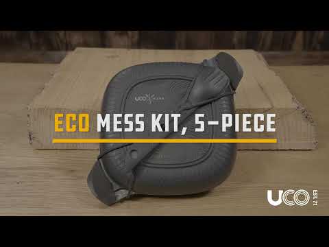 UCO ECO 5 piece mess kit compact mess kit for camping and scouting trips